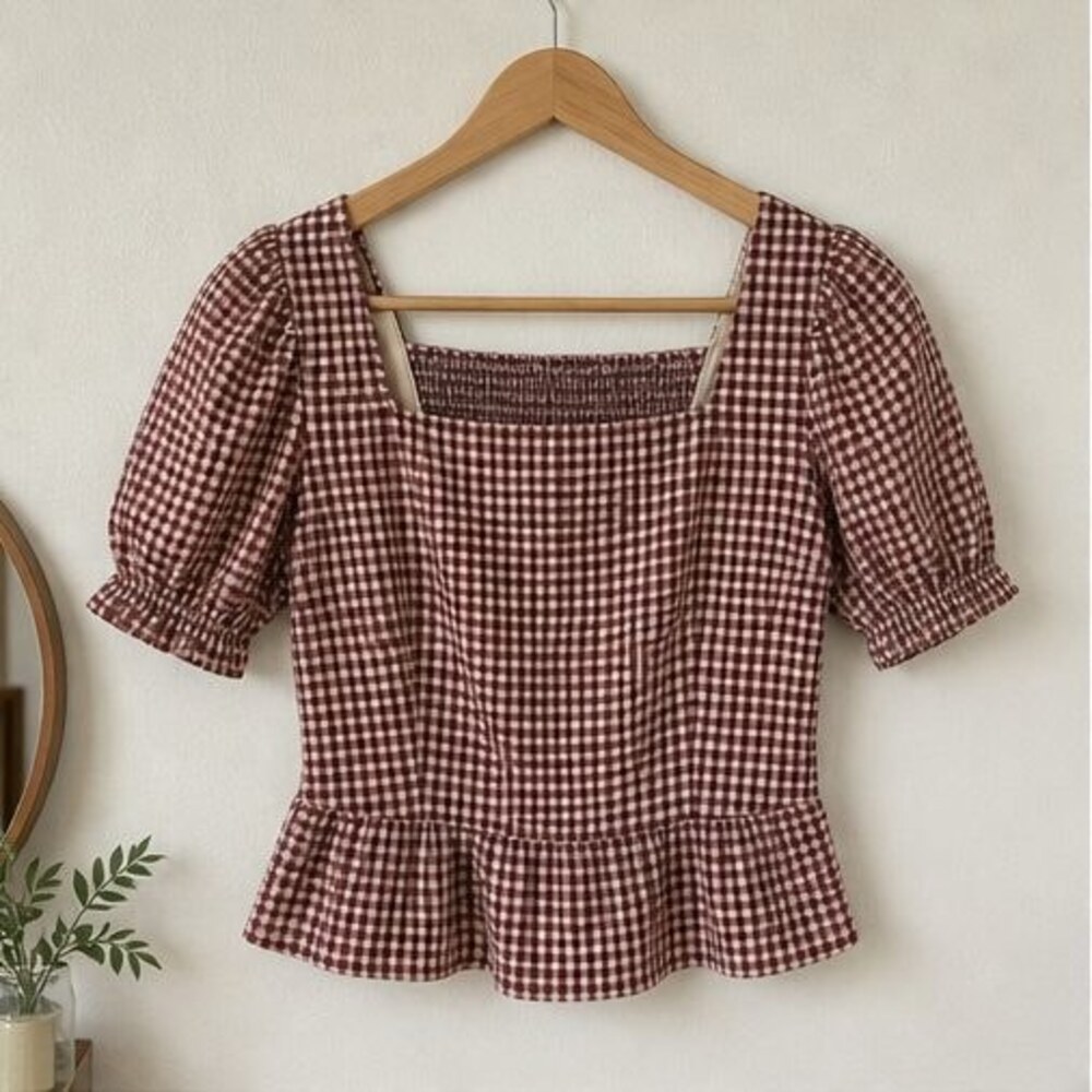 Black Pleated Blouse